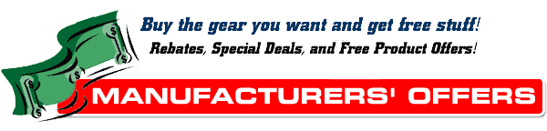 Buy the gear you want and get free stuff!